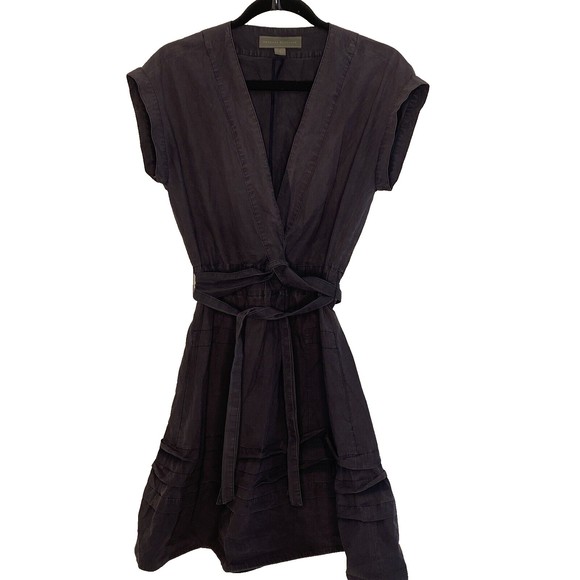 Proenza Schouler Dresses & Skirts - Proenza Schouler Women's Black Cap Sleeve Cotton Poplin MIDI Dress Size 2